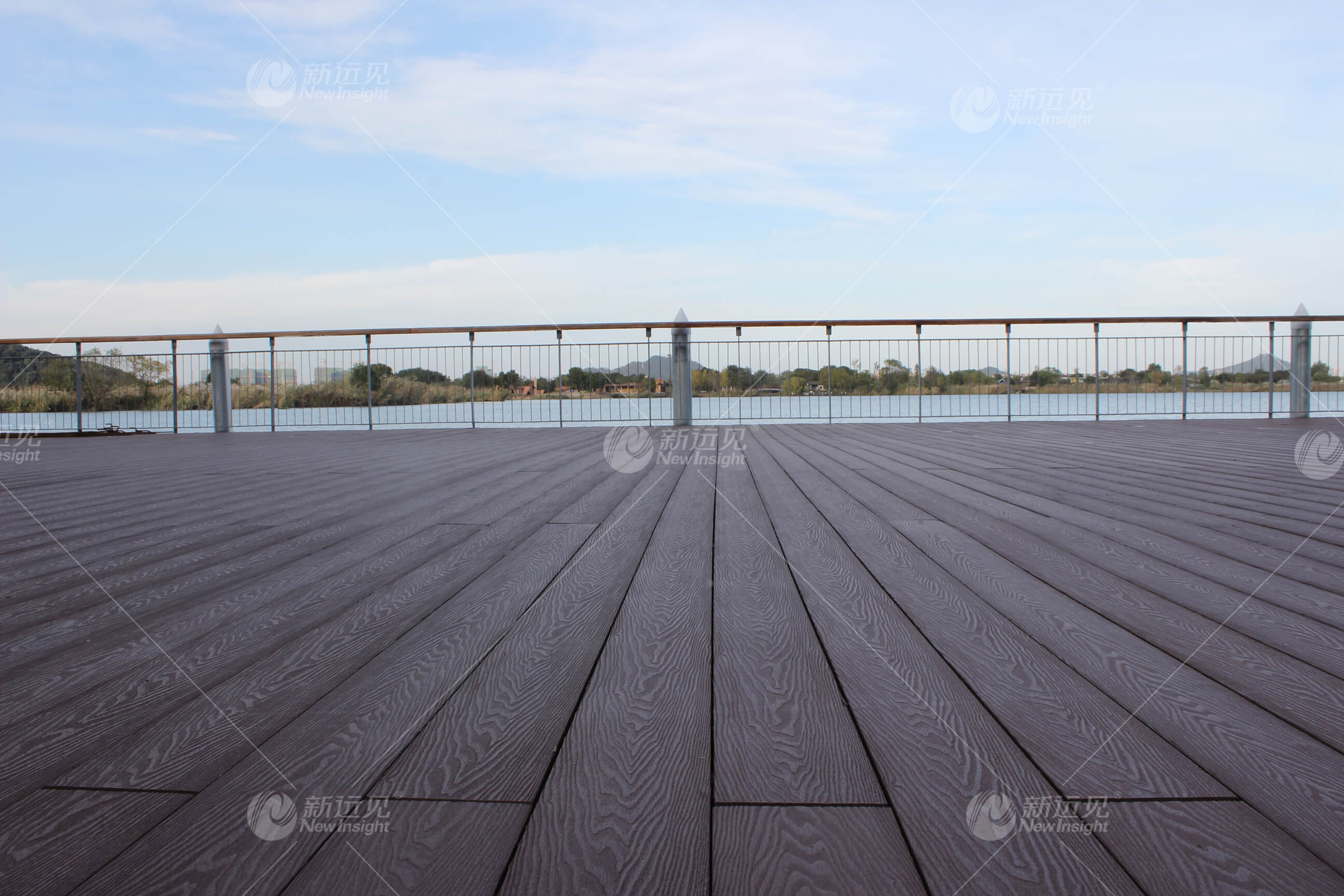 WPC Decking for Boardwalks of Parks