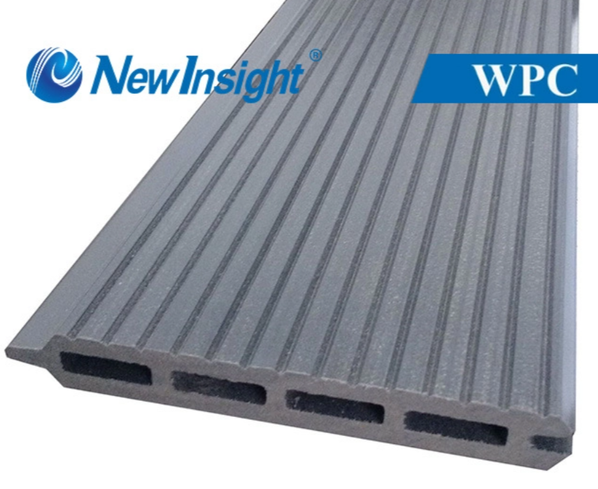 Quadruple-hole WPC Fence Panel Residential Yards