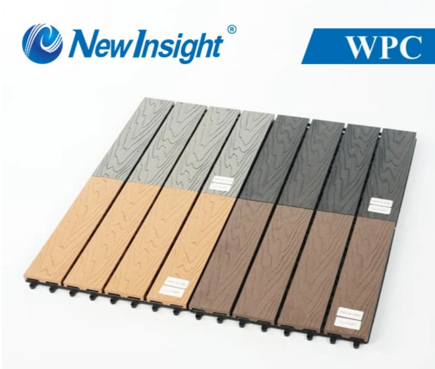Interlocking DIY WPC Deck Tile Balcony Patio