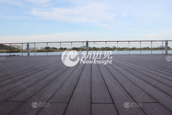 Lakeside deck