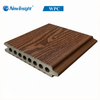 Embossed Hollow WPC Decking Outdoor Landscape Terraces
