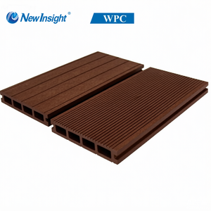 Reversible Hollow Decking Boards with Anti-Slip Grooved Side