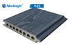 Embossed Hollow WPC Decking Outdoor Landscape Terraces