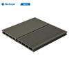 Hollow WPC Decking Double Groove Anti Slip Outdoor Composite Deck Boards