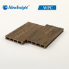 Wood Grain Multi-color Hollow WPC Decking Residential Terrace
