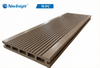 Anti-slip Grooved WPC Decking for Modern Backyard Patios