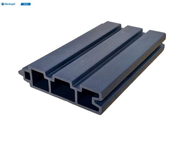Wide-profile Grooved WPC Fence Panel Villas Terrace