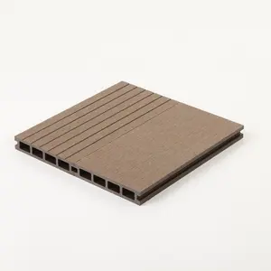 Reversible Grooved WPC Decking Balcony Commercial Terrace