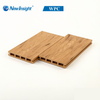 Wood Grain Multi-color Hollow WPC Decking Residential Terrace