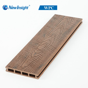Knife Chop Embossed WPC Decking Vintage Residential Patios